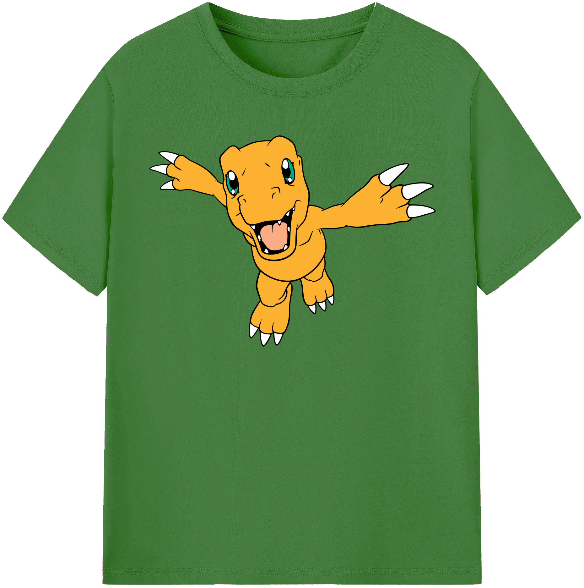 （画像用） Digimon デジタルモンスター/デジモン レディースカジュアルプリントTシャツ（綿100％）